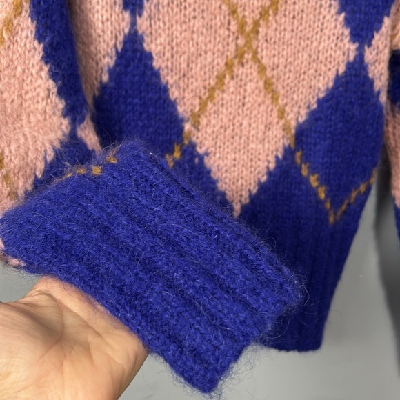 LIMITED EDITION INTARSIA MOHAIR SWEATER - Women - Massimo Dutti size small - Picture 9 of 14